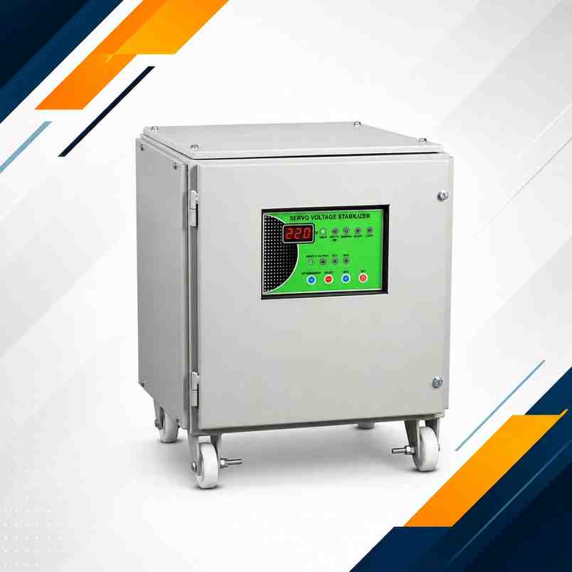 Single Phase Air Cooled Servo Stabilizer — 10 KVA
