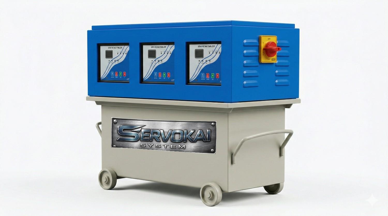 3 Phase Oil Cooled Servo Stabilizer — 100 KVA — view 2