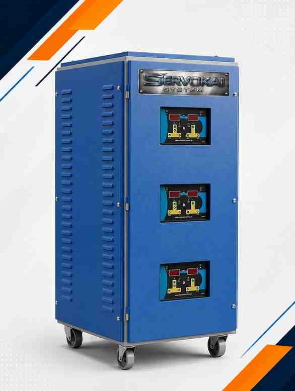 3 Phase Air Cooled Servo Stabilizer — 40 KVA