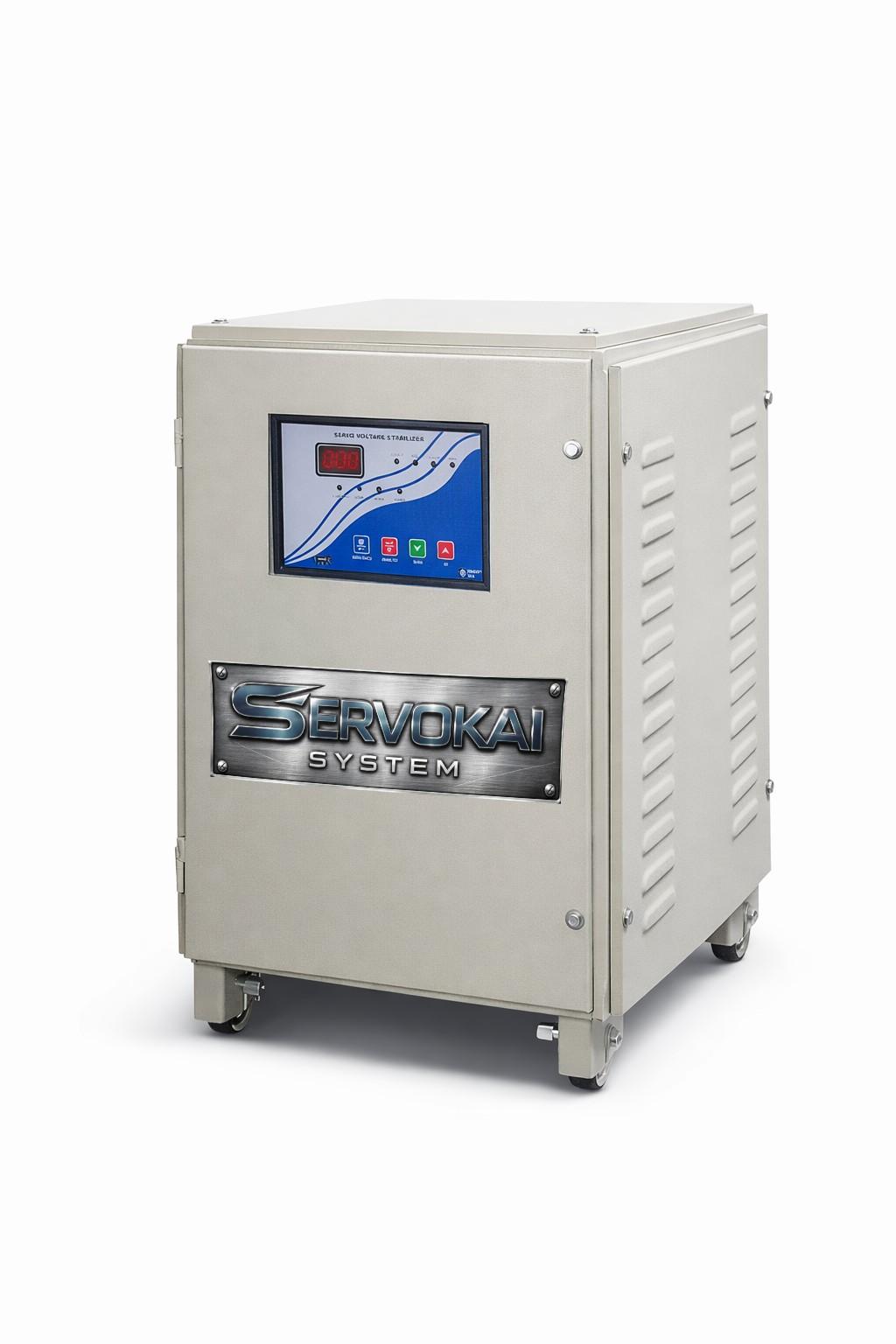 Single Phase Air Cooled Servo Stabilizer — 10 KVA — view 2